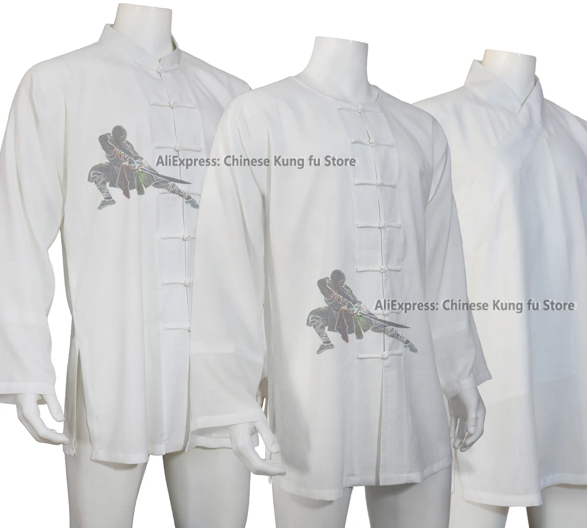 Custom Cotton Linen Inside Shirt Underwear for traditional Shaolin Wudang Wing Chun Kung fu Clothes
