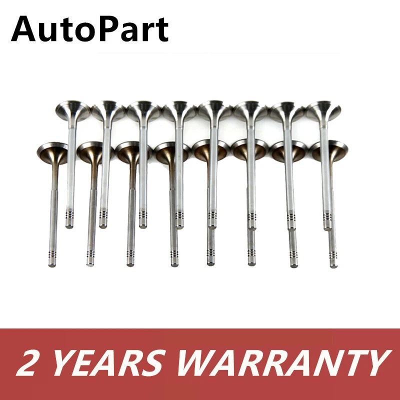 036109611K Engine Intake Valve Exhaust Valve Set For Audi A1 A3 VW Tiguan Jetta Golf Passat Seat Skoda 1.4TSI CAVD 036109601AD