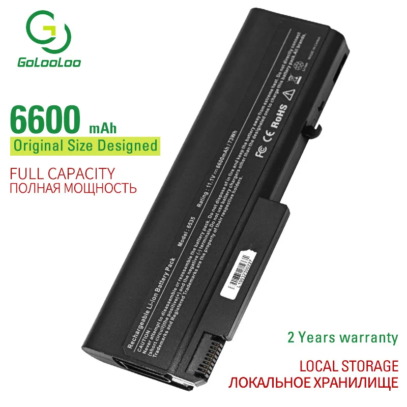 Bateria de Glolo para Laptop para hp Elitebook 6930p 8440p 8440w 6440b 6445b 6450b 6540b 6545b 6550b 6555b At908aa Auaa Células de Bateria