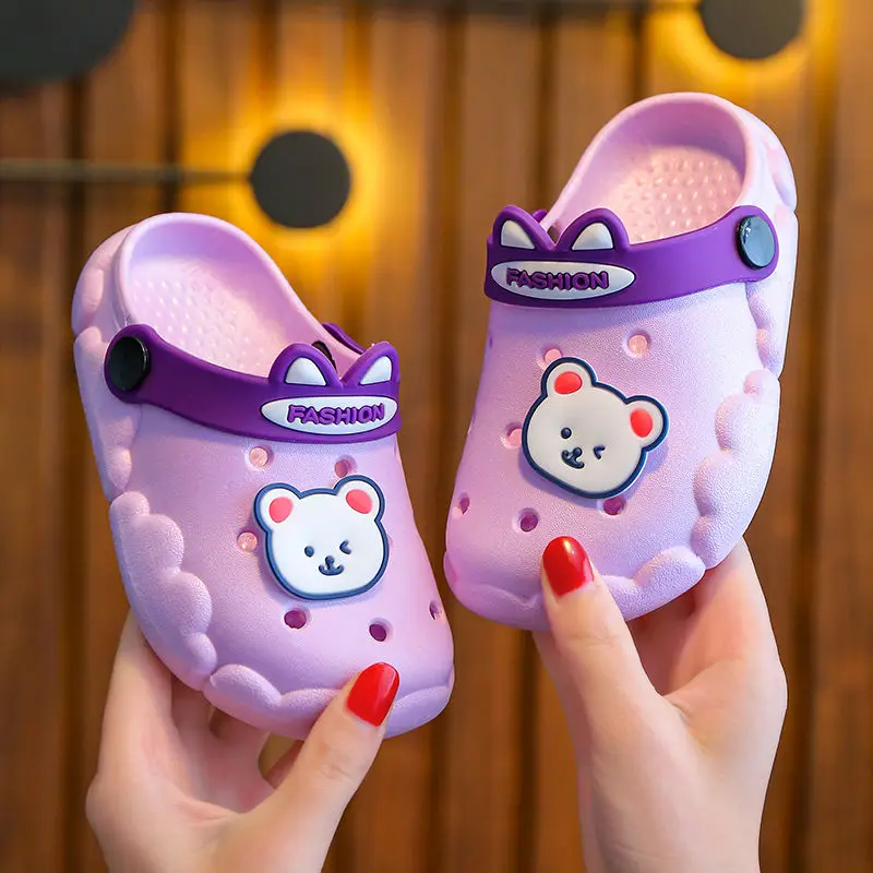 Balo Trẻ Em Giày Sandal Siêu Nhẹ Đế Mềm Kid Đựng Quần Áo Mùa Hè Thoải Mái Chống Trơn Trượt Ngoài Trời Đi Biển Cho Bé Gái Bé Trai giày