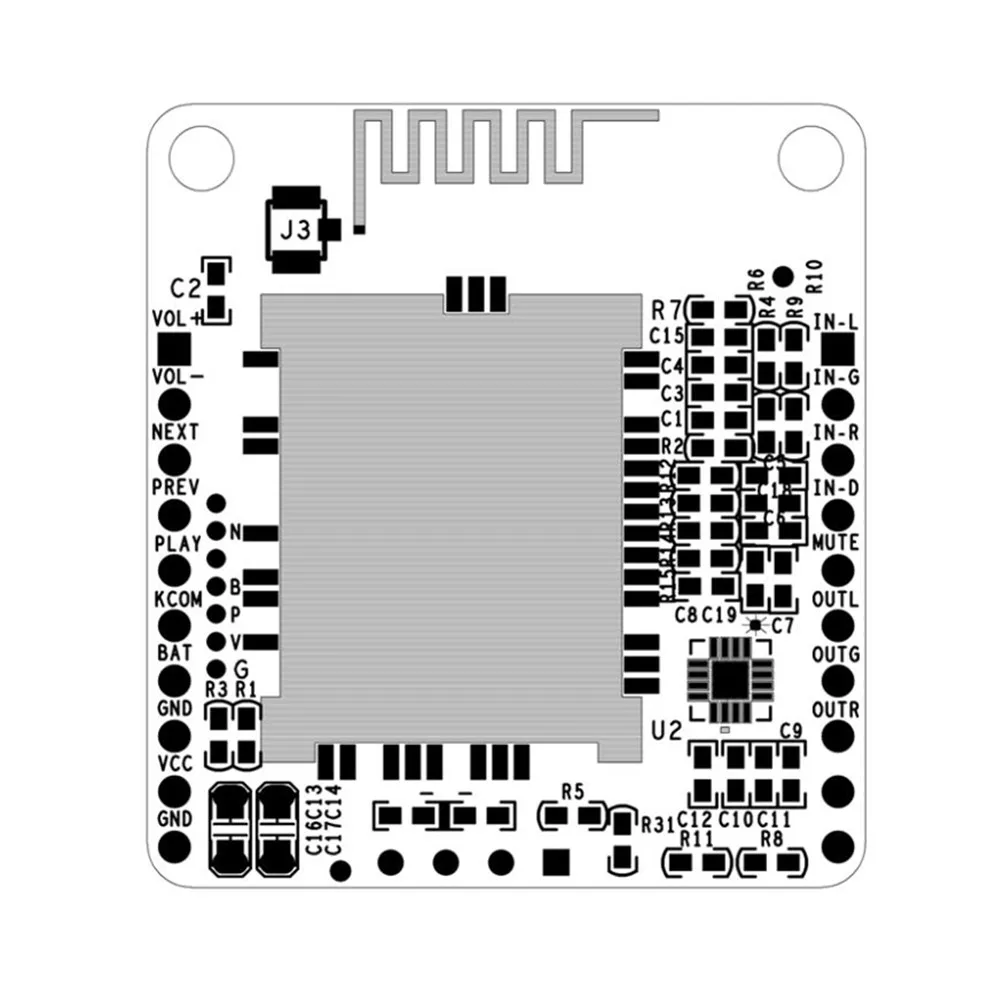 Taidacent QCC3031 BLE 5.0 APTX HD Wireless Music modulo ricevitore Audio AUX Lossless Hifi amplificatore PCB per cuffie per auto