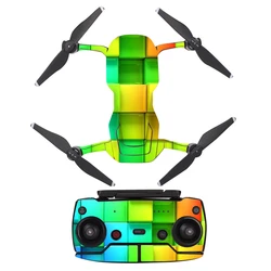 Block Style Decal Vinyl Skin Sticker For DJI Mavic Air Drone + Remote Controllers + 3 Batteries Protection Film Cover