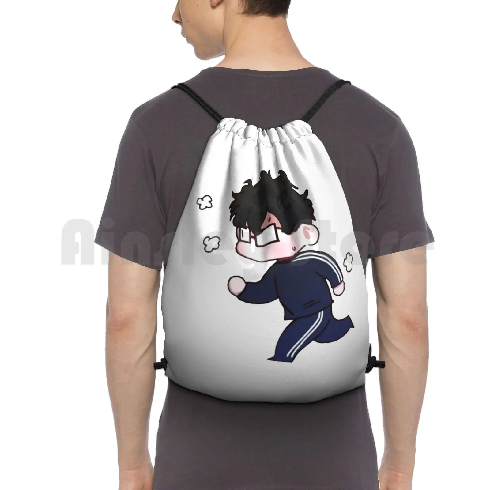 Bl Sign Yohan Go Backpack Drawstring Bag Riding Climbing Gym Bag Bl Sign Yohan Golang Korean Manga Anime Webtoon Solo