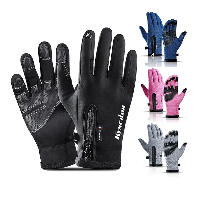 Gants de Ski pour hommes et femmes, imperméables, antidérapants, chauds, coupe-vent, réfléchissants, pour l'équitation, collection automne et hiver