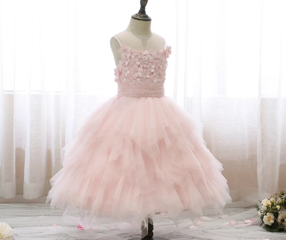 Principessa Flower Girl Dress For Kids Wedding qualsiasi evento banchetto cerimonia compleanno sera festa Prom Celebrations Ball