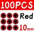 100 piezas de 10 mm rojo