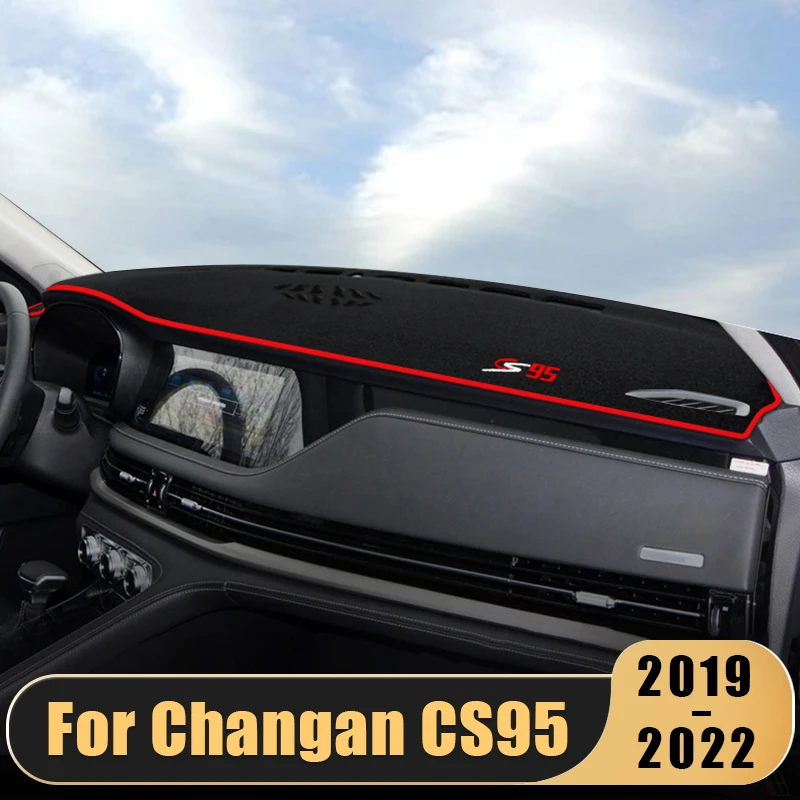 

For Changan CS95 2019 2020 2021 2022 Car Dashboard Cover Sun Shade Avoid Light Mat Instrument Panel Carpets Interior Accessories