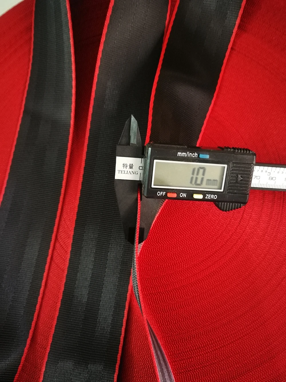 XIMOOR 4M-36M Black-red Car Seat Belt Webbing Universal Car Personalized Modification Seat Belt Webbing Car Accessories