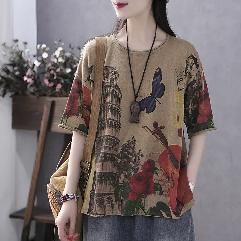 Max LuLu 2020 Korean New Fashion Summer Knitwear Ladies Casual Printed Sweaters Women Vintage Oversized Pullovers Female Jumpers