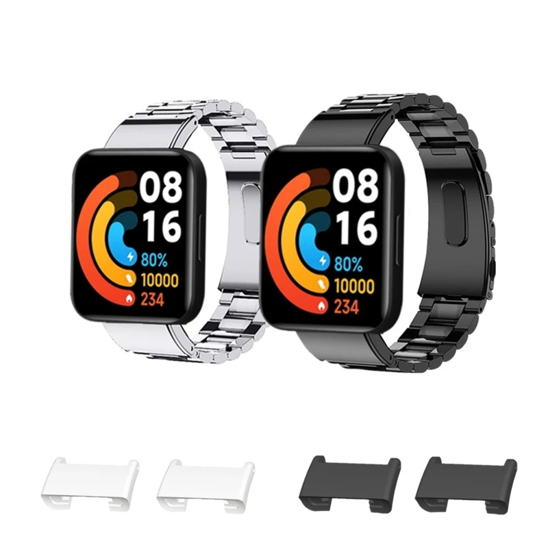 Wrist WatchBand Strap Adapter For Redmi Watch 2 / Mi Watch Lite 2 Smartwatch Wristband Metal Connector Buckle Acces