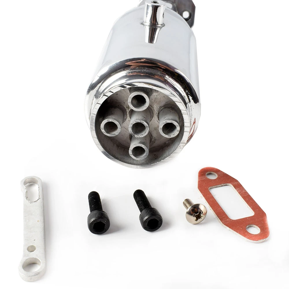 1:5 รถออฟโรด HPI BAHA ท่อไอเสียห้าหลุม Rocket Double Metal อัพเกรดท่อไอเสีย