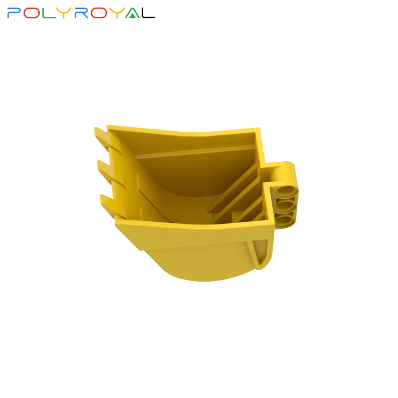 POLYROYAL Building Blocks Technology parts 6145856 4x5x7 bucket 3 teeth 1 PCS Educational toy for children 24120