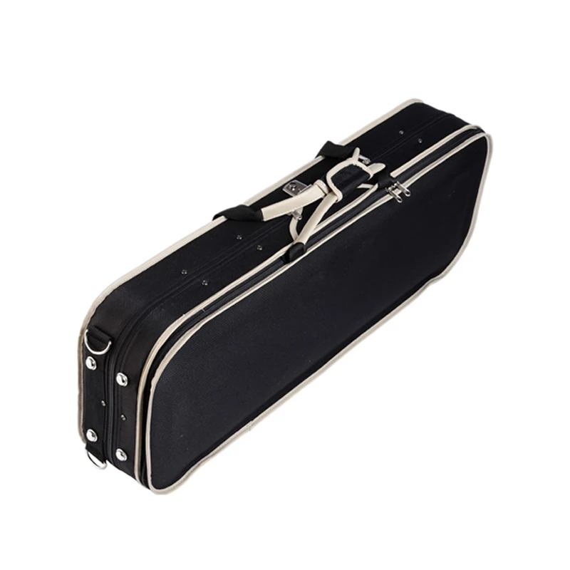 Fastshipping High-end Basswood and golden velvet inside Viola Square case Viola Square Box With hygrometer viola parts