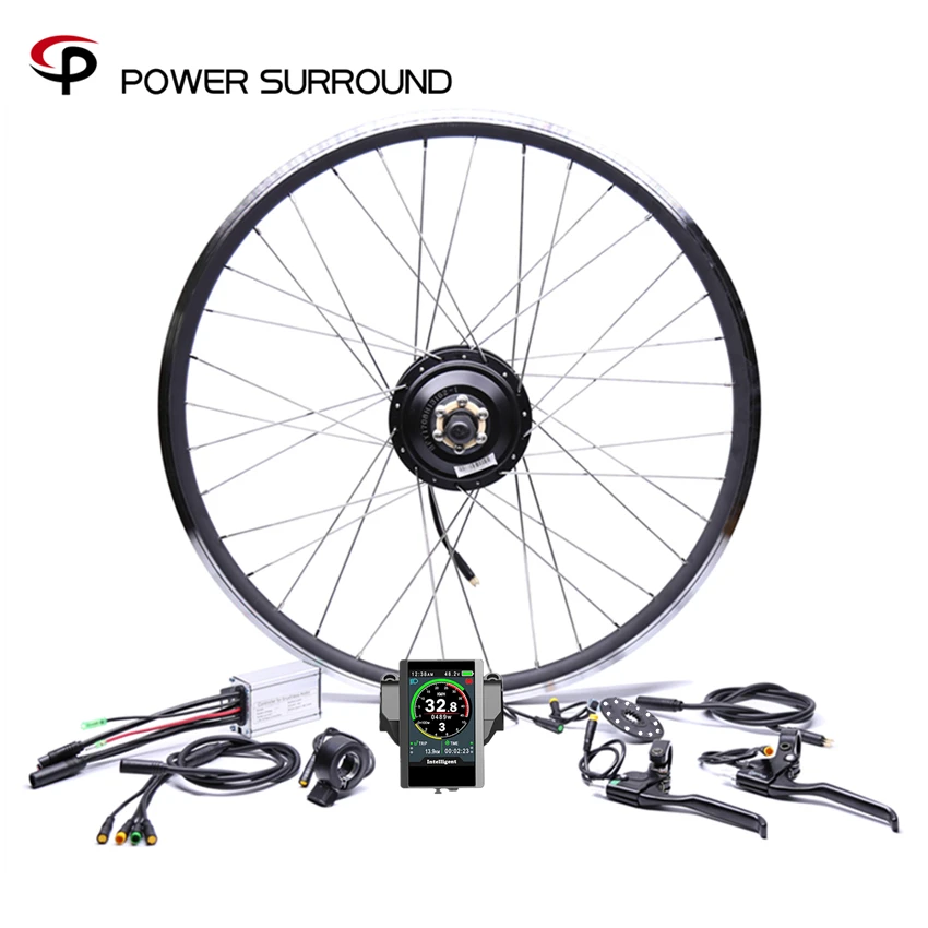 

Color display Waterproof 48v500w Bafang Rear Cassette Electric Bike Conversion Kit Hub Motors 20'' 26'' 28''Motor Wheel