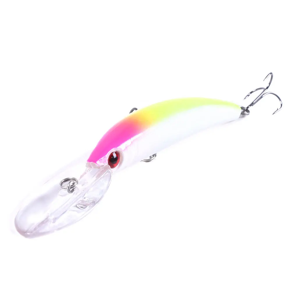 1 adet 15cm 15g derin dalış Jerkbait yapay sert yem balıkçılık Wobblers Minnow cazibesi bas Pike sazan olta takımı