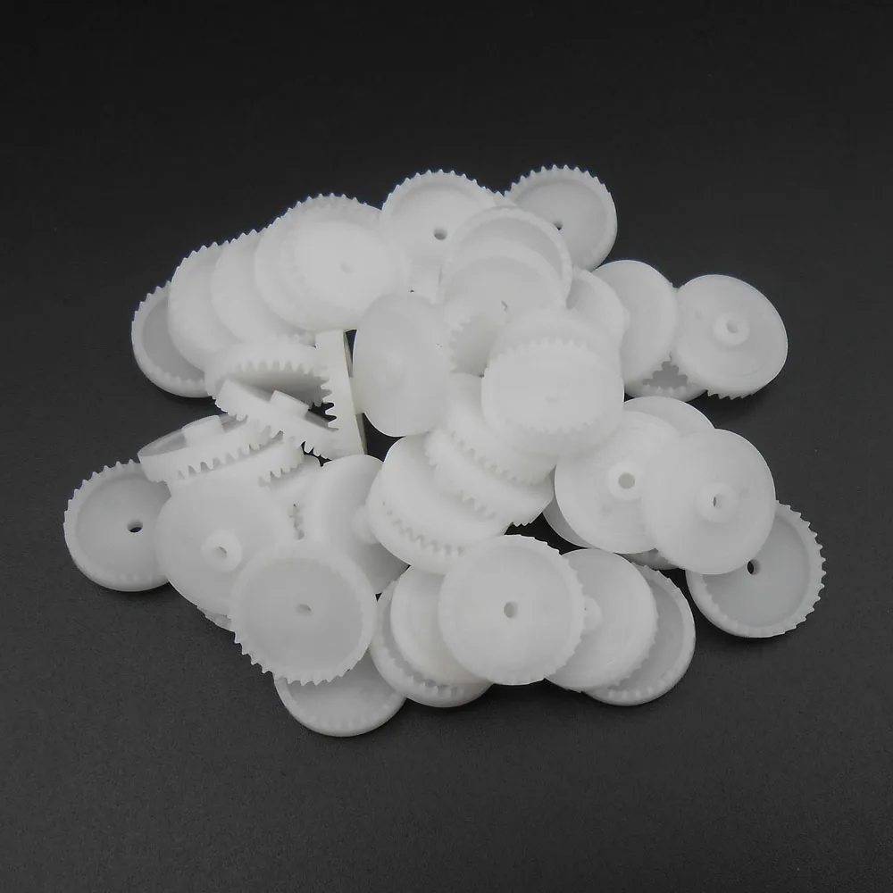 10000PCS/Lot 0.5M 32T Plastic Crown Gear 0.5 Modulus 0.5 Mod 32 Teeth Aperture 2mm 1.95mm Reduction Gears DIY Model *FD916X10000