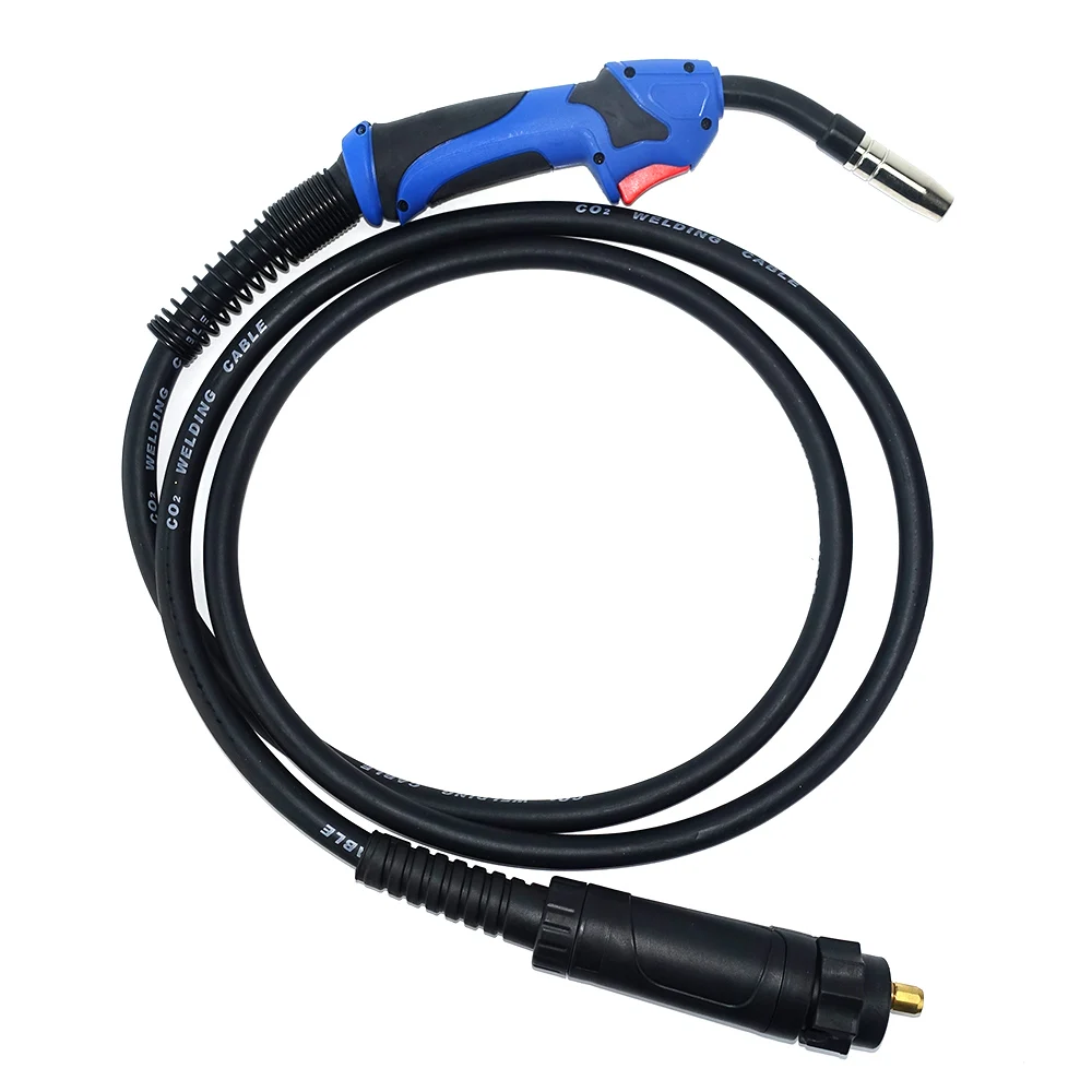 Imagem -02 - Tocha de Soldagem Mig Refrigerado a ar Conector da ue Mag Soldador para Máquina de Solda 180a 3m 10ft 15ak