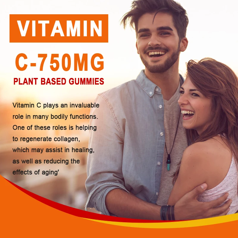 GPGP Greenpeople Orange-Flavor Vitamin C Fudge anti-inflammatory Oral problem-solvers For Adults and children