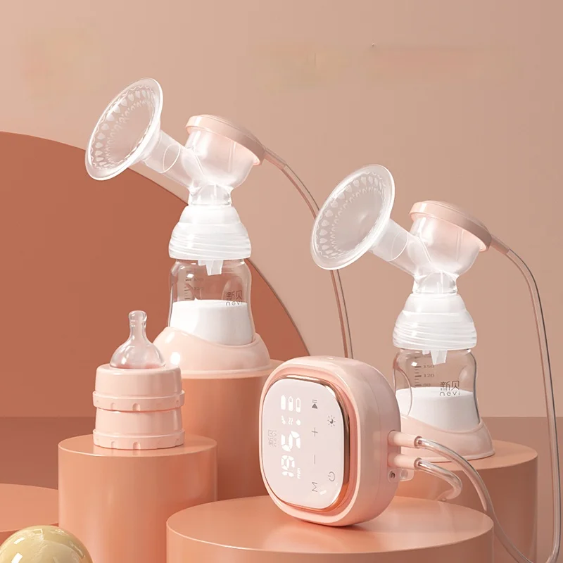 zq Bilateral Breast Pump Electric Portable Maternal Milk Suckling Genuine Mute Automatic Breast Squeezing