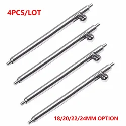 4Pcs/lot Quick Release Spring Bars Pins For Sumsung Gear S2 S3 Galaxy Watch 42/46mm 18mm 20mm 22mm 24mm Huawei Watch Pins #a