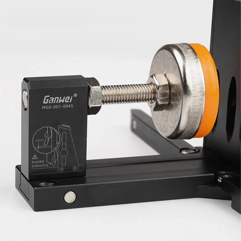 ไม้เฉียง Punch Locator คู่มือ Jig ด้านหน้าติดตั้ง Clamp เจาะคู่มือชุดเครื่องมืออลูมิเนียม Joinery DIY เครื่องมือ