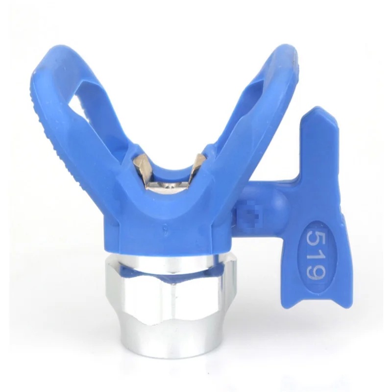 Spray Gun Blau Düse Sitz Spray Farbe Zubehör Universal Werkzeug Airless Farbe Spray Gun Flache Spitze Düse Wache Sitz Farbe sprayer