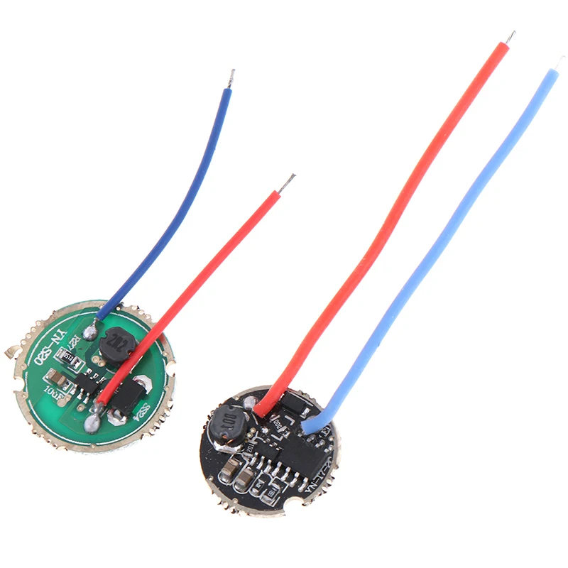 1 قطعة 3 واط LED سائق 17 مللي متر/20 مللي متر DC3.7V 1 وضع 5 وضع مصباح ليد جيب سائق صالح لل CREE-XRE-Q5/XPE/XBD 3 واط عالية الطاقة مصباح ليد