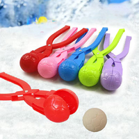 Winter Plastic Snowball Maker Clip Kids Outdoor Sand Snow Ball Mold Toys Fight Duck Snowman Clip Toy For Children 14 Styles