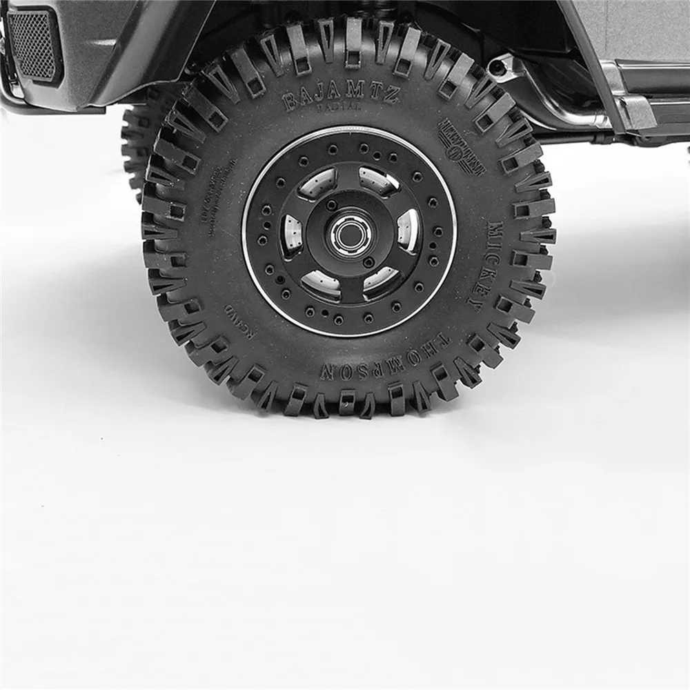 For TRX4 TRX6 TRX-4 TRX-6 Mercedes-Benz 6X6 G63 G500 Lock Tire Wheel Beadlock Wheel RC Car 2.2\