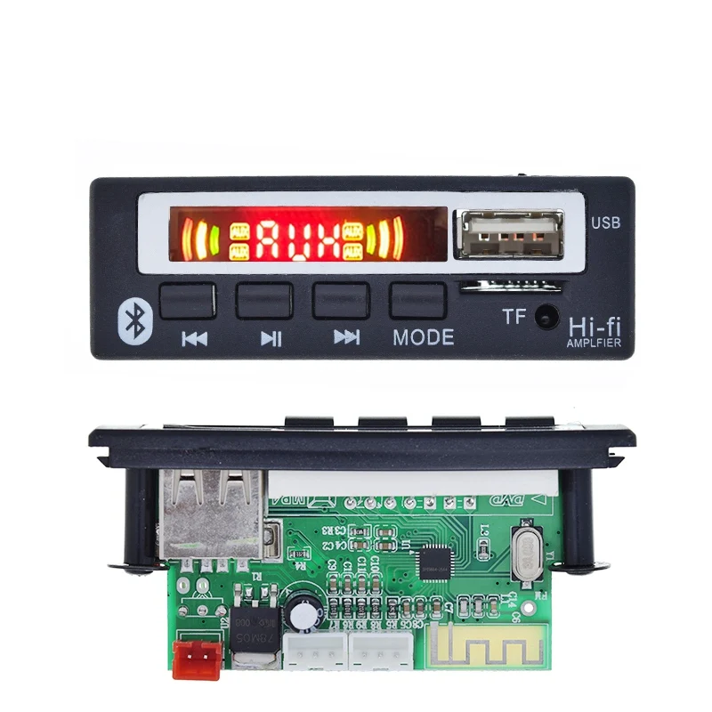 1/3PCS Auto Audio USB TF FM Radio Modul Drahtlose Bluetooth 5V 12V MP3 WMA Decoder Board MP3 Player mit Fernbedienung Für Auto – Detail 11