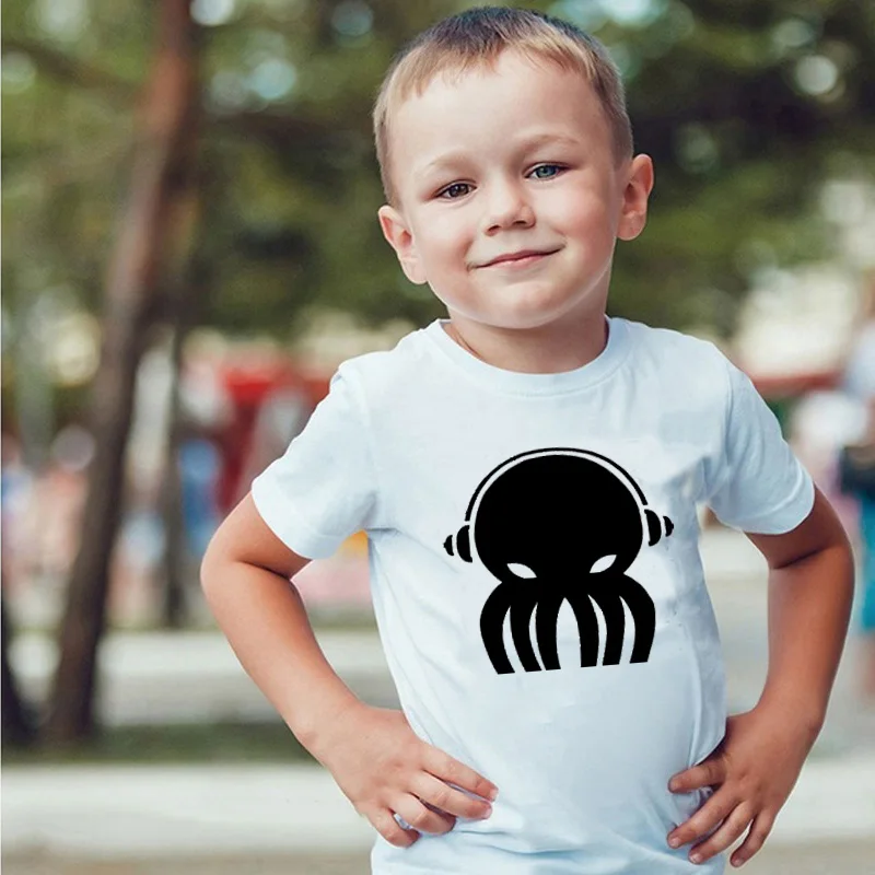 2024 New Fashion Casual Cotton Letter Printing Children\'s T-Shirt Bottoming Shirt Boys Clothes Girls Clothes  Baby Boy T-Shirt