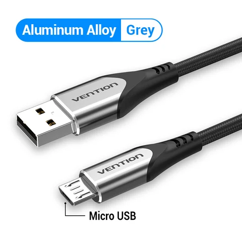 Vention Micro USB кабель 3A, нейлоновый, быстрое зарядное устройство для Android — фото товара