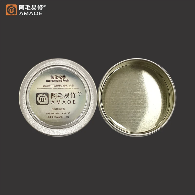 AMAOE Hydrogenated Rosin Solder Paste Flux Anti-Oxidation Welding Flux for BGA Soldering Repair Tools