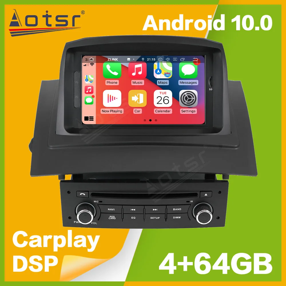 Android 10 PX5/PX6 Car Player GPS Navigation For Renault Megane 2 Fluence 2002-2009 Auto Radio Stereo Multimedia Player DSP