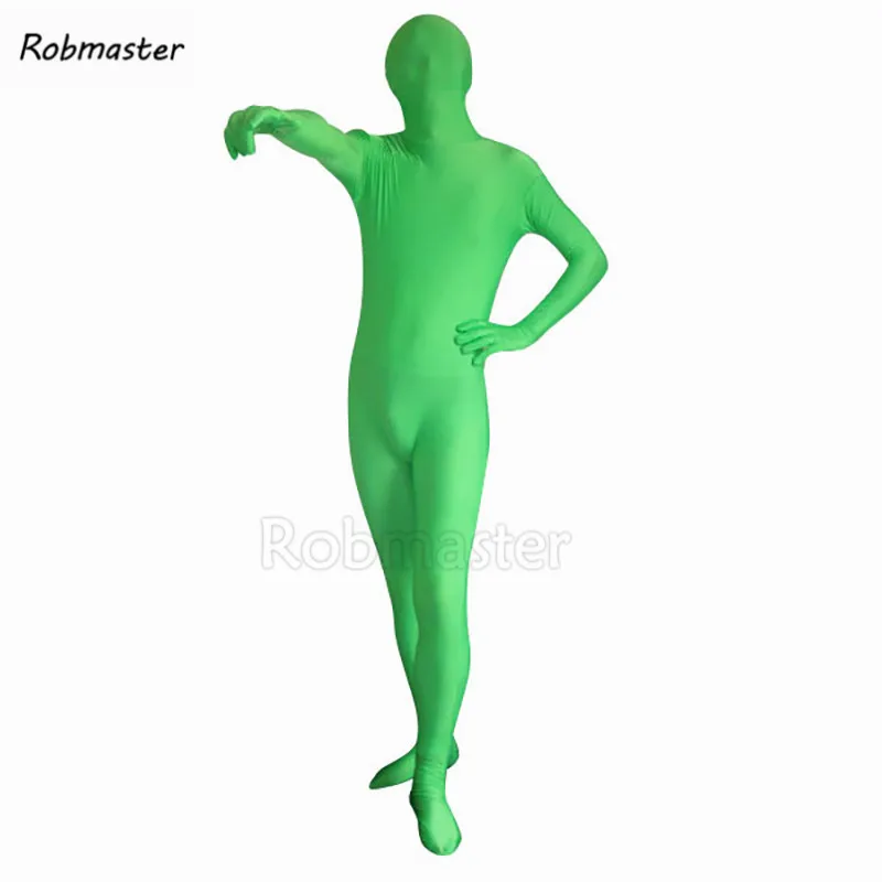 Adult kids Spandex Nylon Apple Green Zentai Suit Unisex One Piece Second Skin Tights Catsuit Full Body Zentai Suit for Halloween