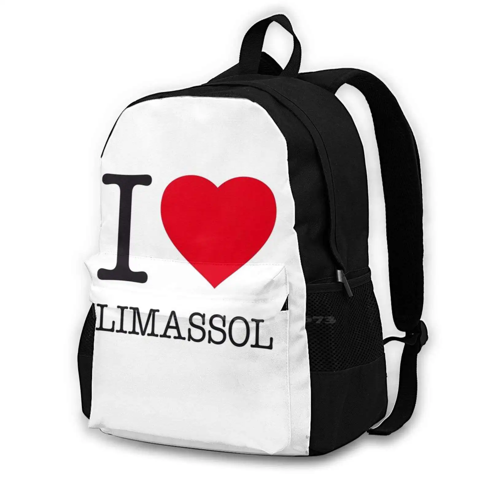 I Love Limassol Travel Laptop Bagpack School Bags Limassol Nicosia Cyprus Mediterrean Sea Europe Europe Island Islands Isle