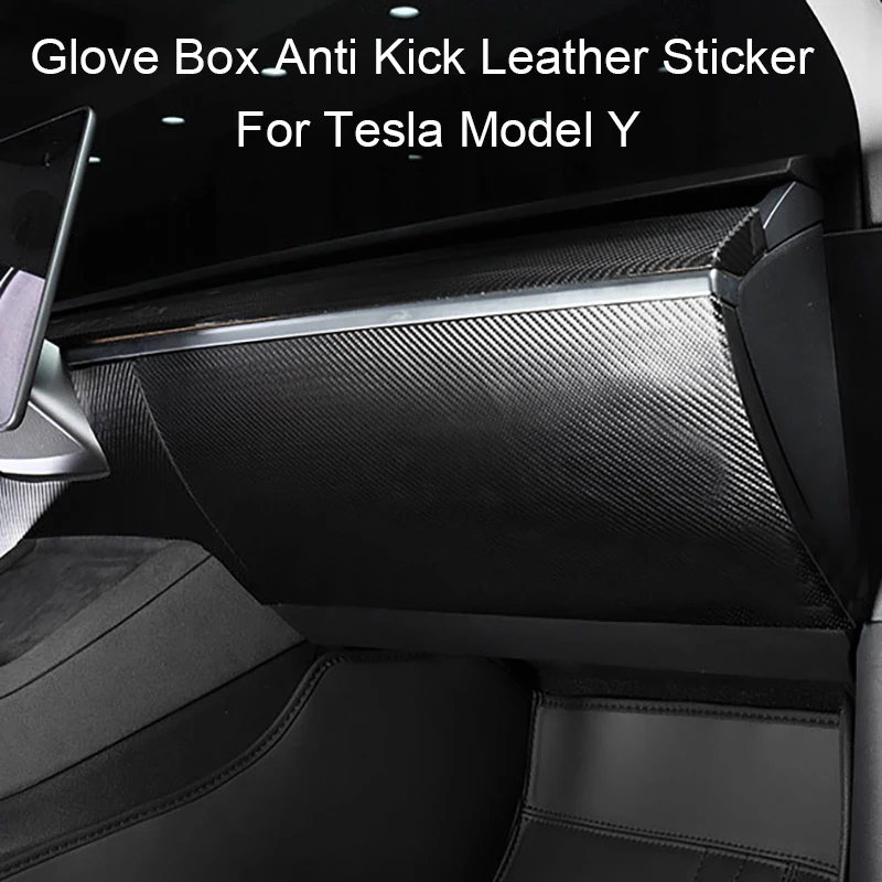 

Glove Box Anti Kick Pad Protection For Tesla Model Y Side Edge Film modely 2020-2023 Protector Stickers