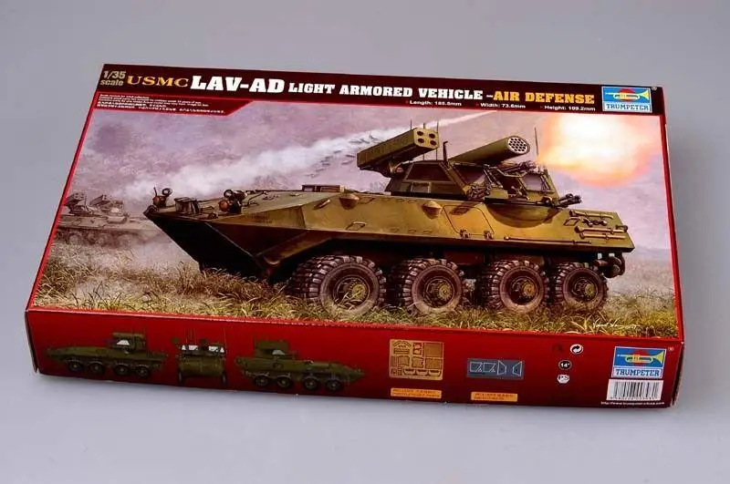 

trumpeter 1/35 USMC LAV-AD Light Armored Vehicle-Air Defense 00393 E2 model kit