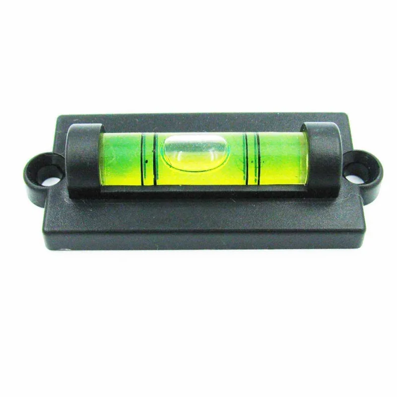 2PC Precision Level Level Bubble Mini No Magnetic Bubble Spirit Level Bubble Base Bulb Alloy Metal for Frame Desk Daily