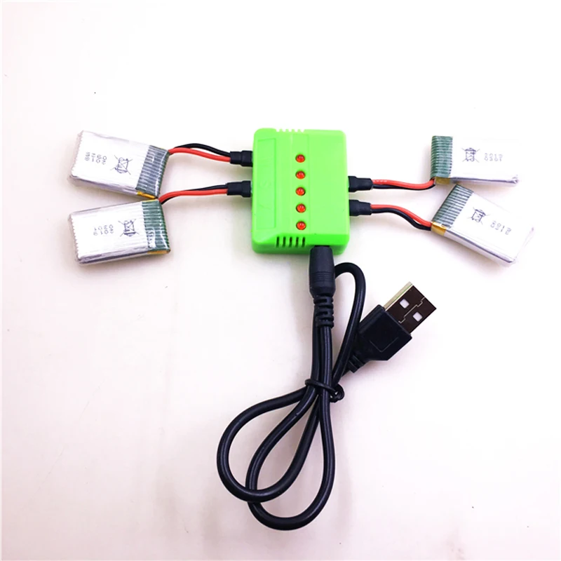 Batería Lipo para helicóptero WLtoys V911S RC, accesorios de repuesto, 3,7 V, 250mAh, 4 Uds.