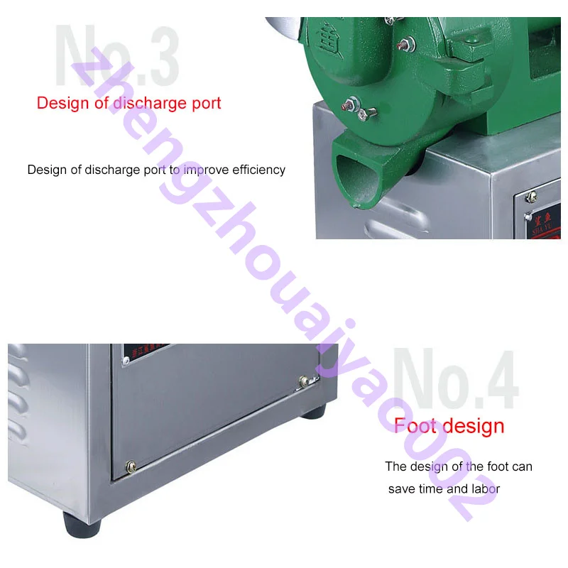 MJ-15 Household Commercial Rice Paste Machine Intestine Flour Rice Pulp Machine Commercial Wet-Use Grinder 1500W 220V