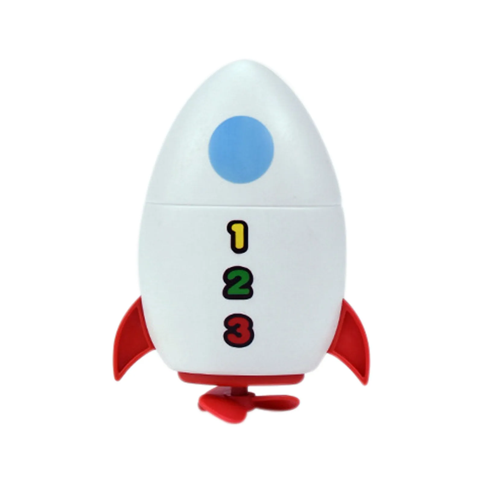 Clockwork Rocket Rocket Spinning Baby Bathing Toy Spring Up Chain Bathroom Swimming Children's Toy