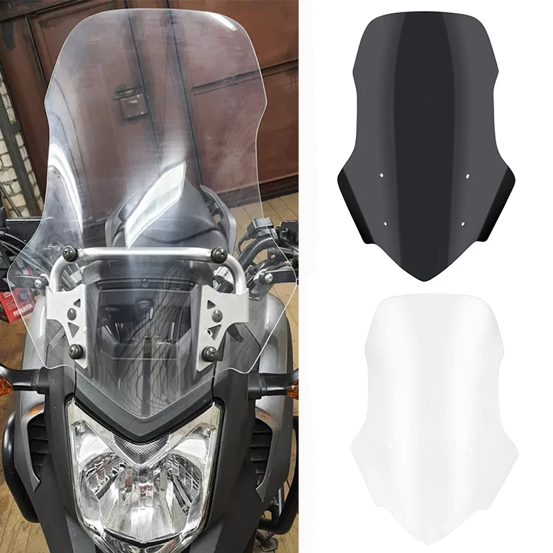 Motorcycle Windscreen Windshield Wind Fairing Deflector Accessories For Honda NC750X NC700X  NC 700X 2016 2017 2018 2019 2020