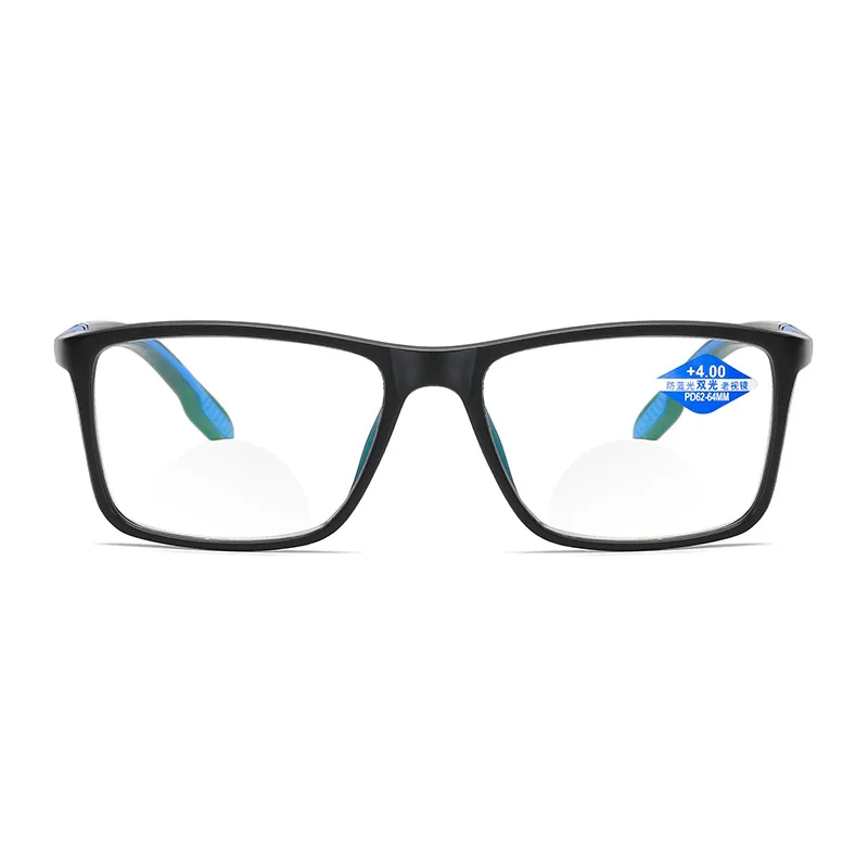 Elbru Anti-blue Light Reading Glasses Fashion Flexible Multifocal Presbyopic Glasses Ultralight Computer Goggle+1.0 1.5 2 2.5 4 image 5