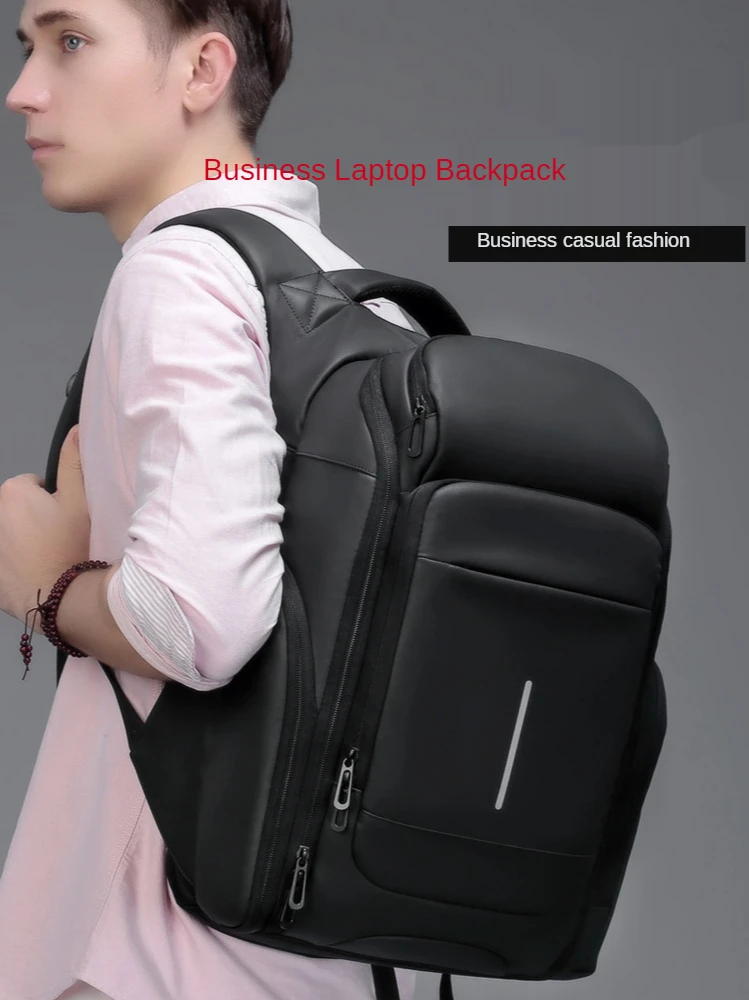 Waterproof Business Backpack 15.6 15 16 Inch Men Large Backpack USB Charging Outdoor Travel Back Pack Male Big Traveling Bag Man