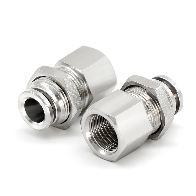 PMF series 304 stainless steel internal thread baffle connector PMF4-01/02 PMF6/PMF8/PMF10/PMF12-01/02/03/04 Pneumatic component
