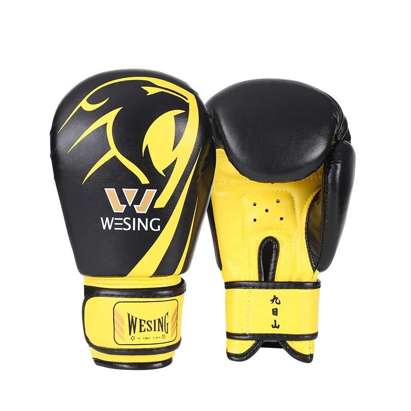 Wesing 6oz Kids Boxing Gloves Leather Children Training Gloves