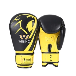 Wesing 6oz Kids Boxing Gloves Leather Children Training Gloves