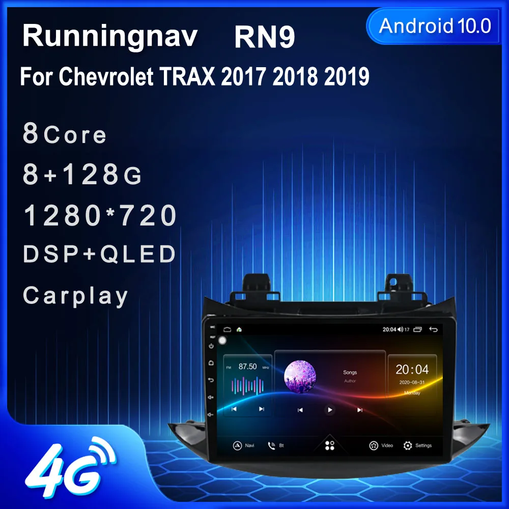 

Runningnav For Chevrolet TRAX 2017 2018 2019 Android Car Radio Multimedia Video Player Navigation GPS