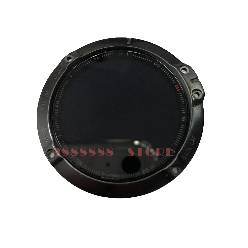 LCD Screen For GARMIN Fenix 6 Pro 47mm Black LCD Screen Repairment With Frame Part Replacement